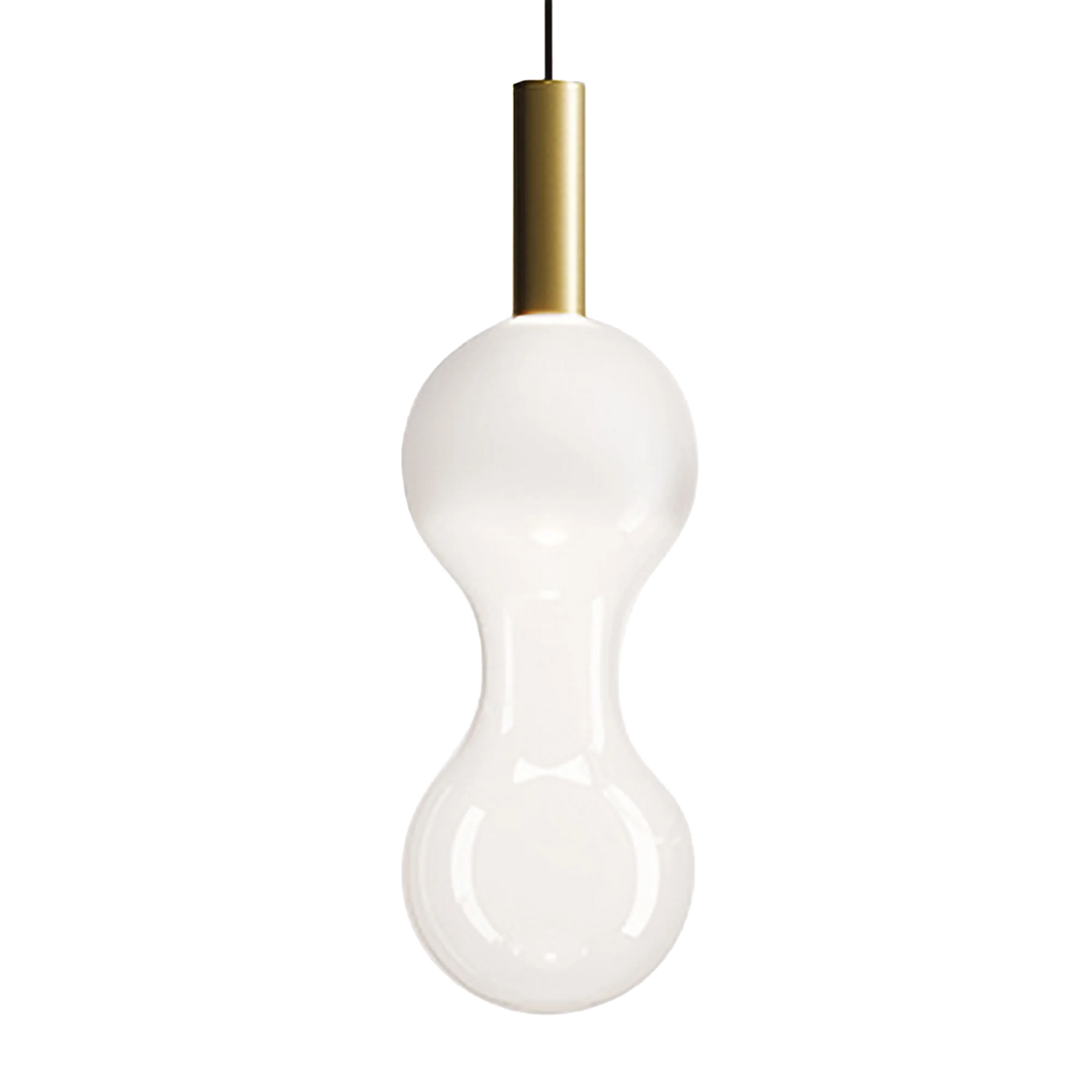 SFER'OTTO Zafferano - Lampada a Sospensione in Vetro Soffiato Ellittica